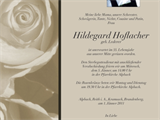 Hoflacher Hildegard (+01.01.2011) - Grab J 23