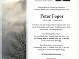 Feger Peter (+09.01.2013) - Grab J 21
